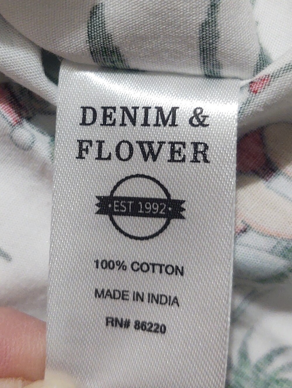 Denim & Flower Ricky Singh Button Up Shirt Sz S - Picture 5 of 13